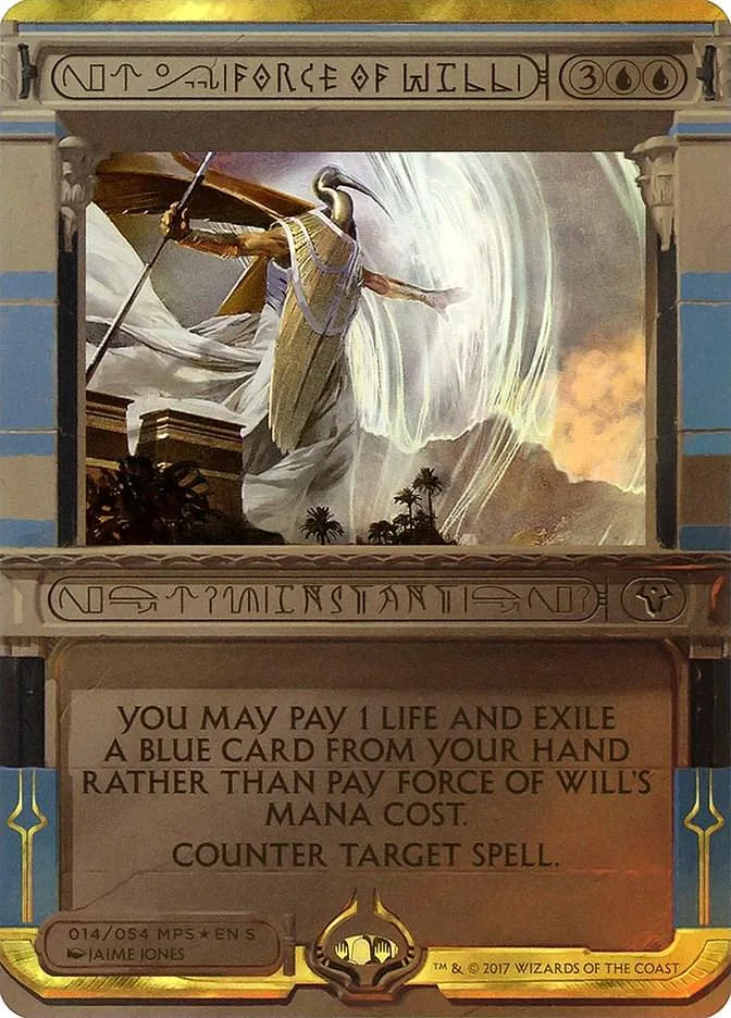 Force of Will Foil Value Guide 2026: Amonkhet Invocations