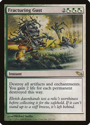 Dark, skeletal creature amidst a swampy landscape on a Magic: The Gathering card.