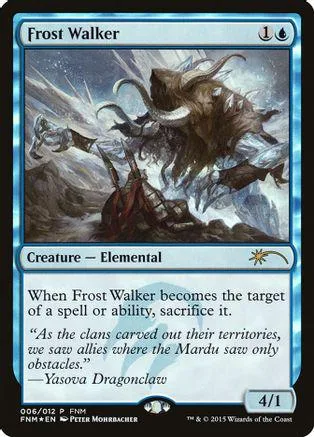 Elemental creature card art: dark, stormy scene with a large, shadowy beast.