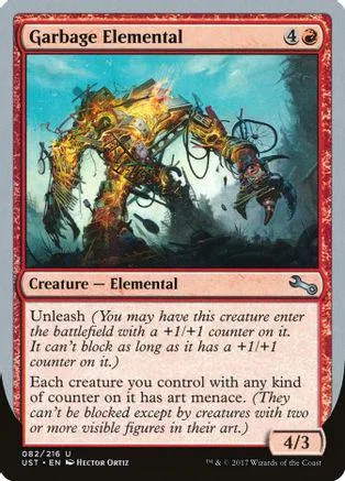 Elemental creature card art: fiery, chaotic, golden, and dark tones.