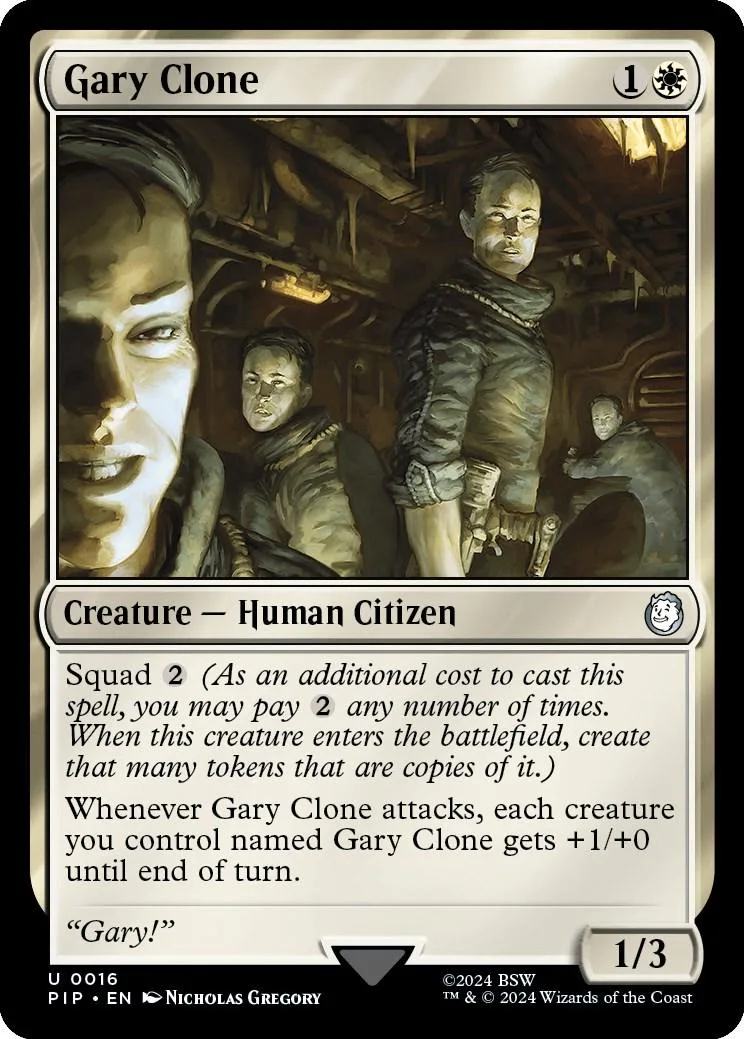 Card featuring a man with dark hair and a serious expression in a dimly lit setting.