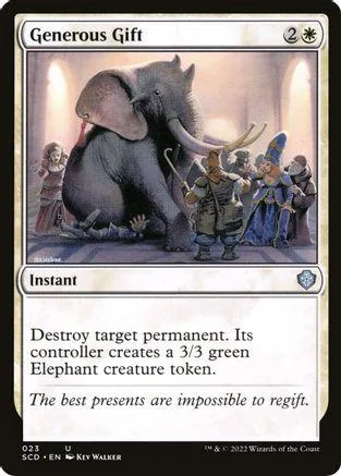 Elephant creature on card art. Black and grey tones. Magic: The Gathering card.