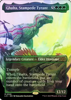 Ghalta, Stampede Tyrant [Borderless Foil] #326