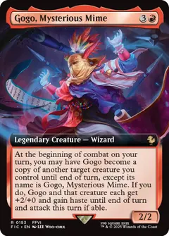 Gogo, Mysterious Mime [Extended Art Foil] #153