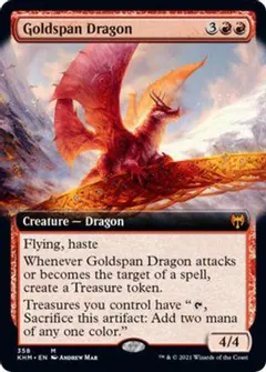 Goldspan Dragon [Extended Art Foil] #358