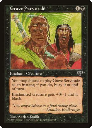 Card art shows two figures in green jungle setting. Black frame.