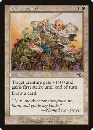 Green lizard creature attacks man wielding a sword in a fantasy scene.