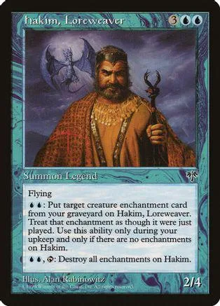 Man with beard in brown robe on Magic: The Gathering card.