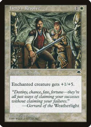 Man with sword sits in dark, green-toned fantasy card art.