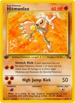 Hitmonlee [1st Edition] #22