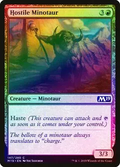 Hostile Minotaur [Foil]