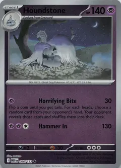 Houndstone [Reverse Holo] #66
