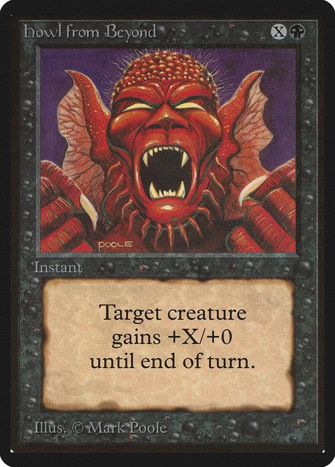 Red, horned creature illustration on a Magic: The Gathering card.