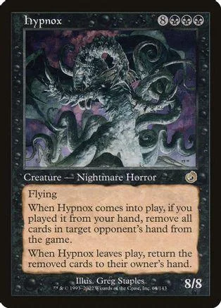 Dark, monstrous creature on a black card with purple and gray tones.