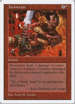 Incinerate