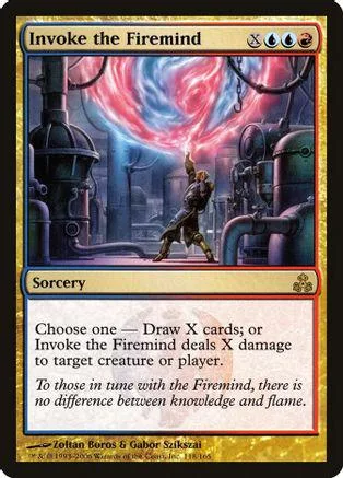 Card art depicts a figure under a swirling red and blue energy vortex.