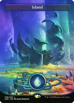 Island [Borderless Foil] #236