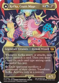 Kefka, Court Mage [Borderless Foil] #322