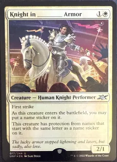 Knight in _____ Armor