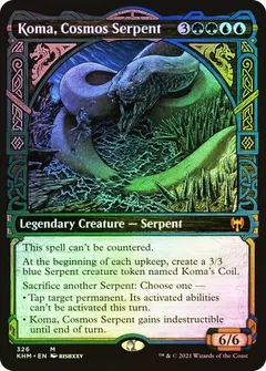 Koma, Cosmos Serpent [Showcase Foil] #326