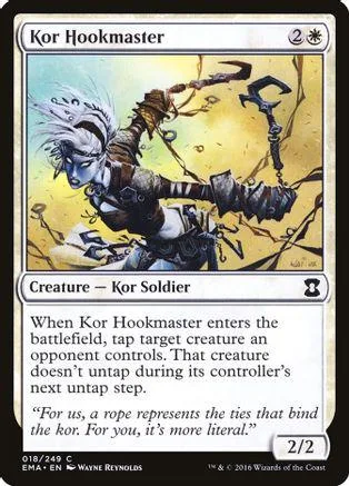 White-haired warrior in dark armor wielding a scythe on a fantasy card.