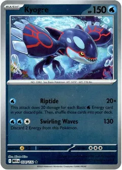 Kyogre [Reverse Holo] #34