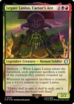 Legate Lanius, Caesar's Ace #635