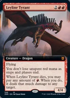 Leyline Tyrant [Extended Art Foil] #348