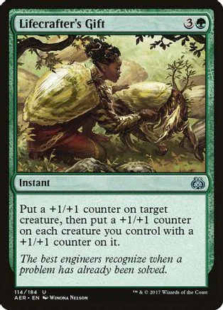 Card art depicts a figure tending to a creature in a natural, green setting.