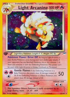 Light Arcanine [1st Edition] #12