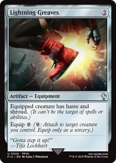 Lightning Greaves [Foil] #349