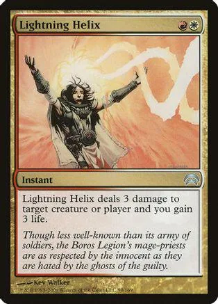 Card art shows a figure with flowing robes against a bright, swirling background.