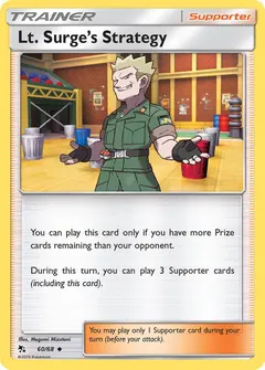 Lt. Surge's Strategy #60