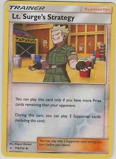 Lt. Surge's Strategy [Reverse Holo] #178