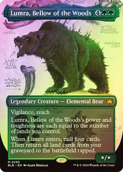 Lumra, Bellow Of The Woods [Borderless Foil] #293