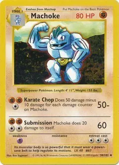 Machoke [Shadowless] #34
