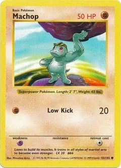 Machop [Shadowless] #52