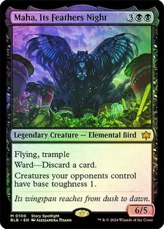 Maha, Its Feathers Night [Foil] #100