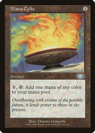 Mana Cylix Magic: The Gathering card art featuring fiery, swirling energy.