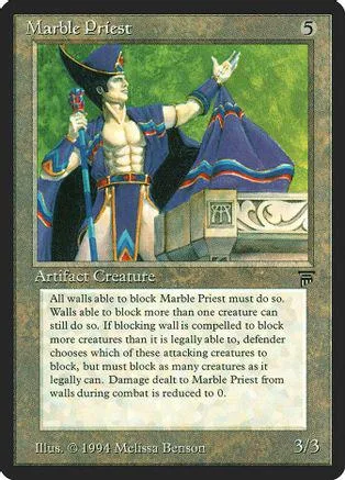 Blue-robed figure with staff, casting spell, on green background.