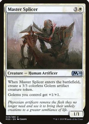 Dark, armored figure with tribal elements on a Magic: The Gathering card.
