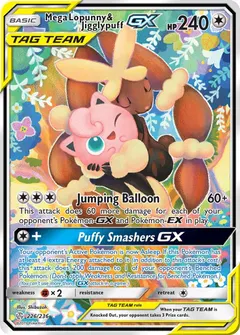 Mega Lopunny & Jigglypuff GX #226