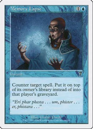Dark-haired man with glowing smoke, blue and teal Magic: The Gathering card.