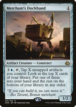 Construct creature card featuring a cart pulled by a creature in a dusty landscape.