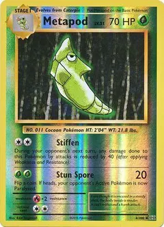 Metapod [Reverse Holo] #4