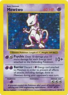 Mewtwo [Shadowless] #10