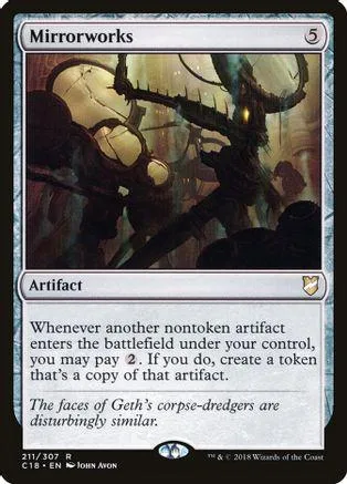 Dark, shadowy figures in a dramatic, murky scene on a Magic: The Gathering card.