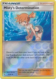 Misty's Determination [Reverse Holo] #62