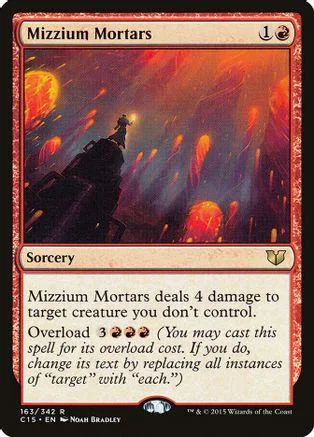 Dark fantasy scene with fiery background on a Magic: The Gathering card.