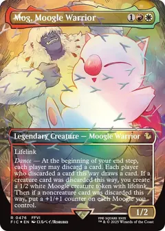 Mog, Moogle Warrior [Borderless Foil] #476